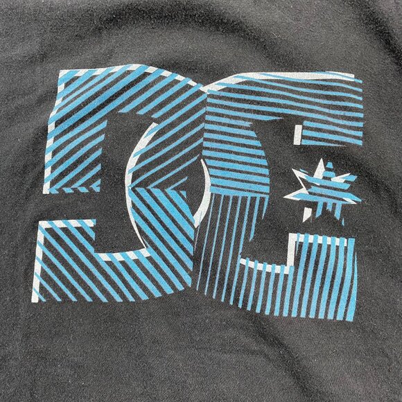 DC Shoes Shirt Men Small Black Graphic Tee T-Shirt Streetwear Skater Skateboard - Picture 2 of 7